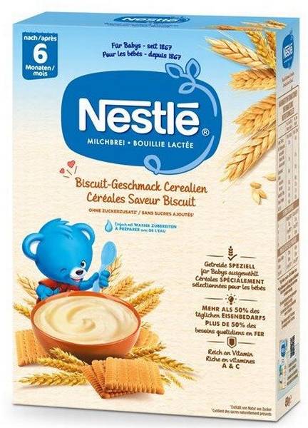 NESTLE BABY CEREALS BISCUIT GESCHMACK 450 G