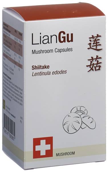 LIANGU SHIITAKE MUSHROOMS KAPS DS 180 STK