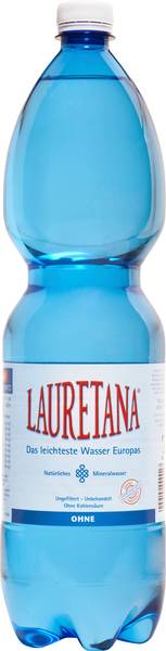LAURETANA MINERALWASSER O KOHLENS 6 PETFL 1.5 LT