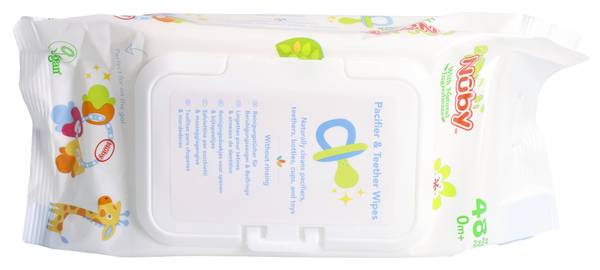 NUBY CITROGANIX REINIGUNGSTÜCH NUGGI/SPIELZ 48 STK