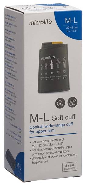 MICROLIFE SOFT-MANSCHETTE OBERARM M-L 22-42CM ANTH