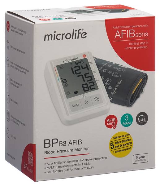 MICROLIFE BLUTDRUCKMESSER BP B3 AFIB 4G