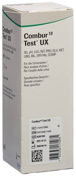 COMBUR 10 TEST UX STREIFEN D/F/I 100 STK