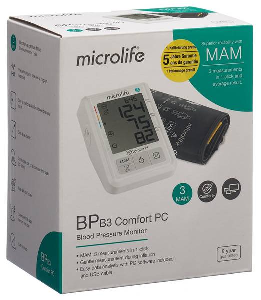 MICROLIFE BLUTDRUCKMESSER BP B3 COMFORT