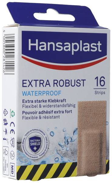 HANSAPLAST EXTRA ROBUST STRIPS (NEU) 16 STK