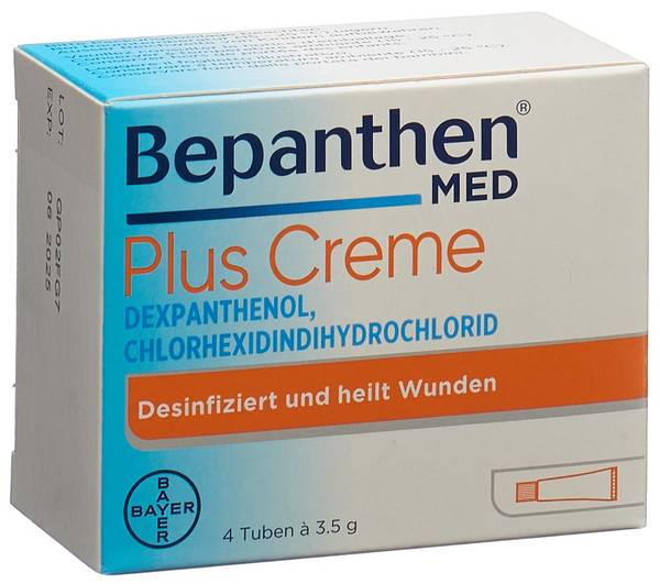 BEPANTHEN MED PLUS CREME 4 TB 3.5 G