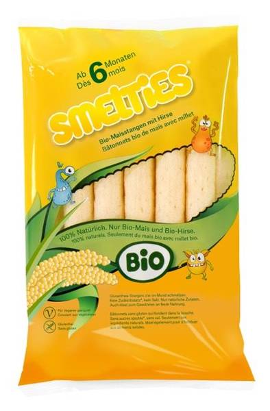 SMELTIES BIO-MAISSTANGEN MIT HIRSE 30 G
