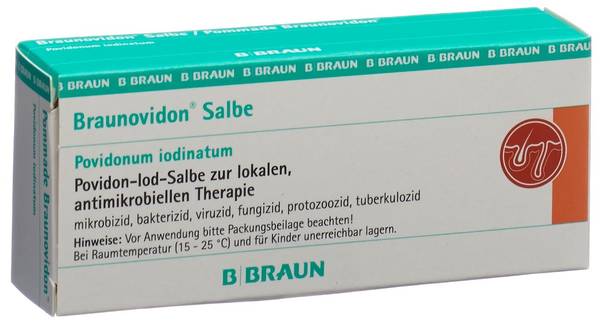 BRAUNOVIDON WUNDSALBE TB 20 G