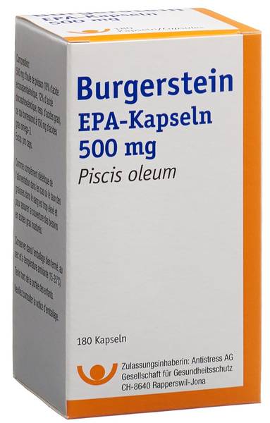 BURGERSTEIN EPA WEICHKAPS 500 MG DS 180 STK