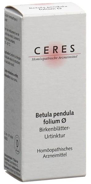 CERES BETULA PENDULA FOLIUM URTINKT FL 20 ML