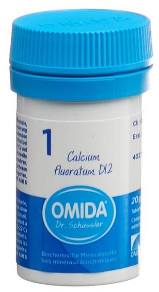 OMIDA SCHÜSSLER NR1 CAL FLUOR TABL D 12 DS 20 G
