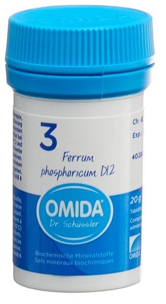 OMIDA SCHÜSSLER NR3 FERR PHOS TABL D 12 DS 20 G
