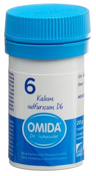 OMIDA SCHÜSSLER NR6 KAL SULF TABL D 6 DS 20 G