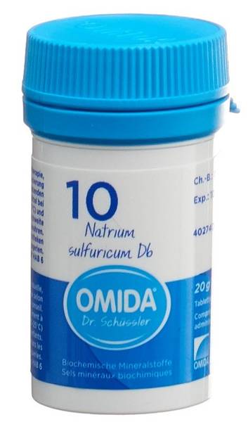 OMIDA SCHÜSSLER NR10 NAT SULF TABL D 6 DS 20 G