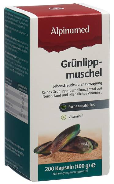 ALPINAMED GRÜNLIPPMUSCHEL KAPS 400 MG 200 STK