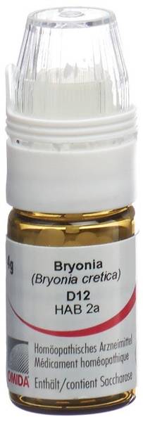 OMIDA BRYONIA GLOB D 12 DOSIERHILFE 4 G