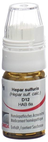 OMIDA HEPAR SULFURIS GLOB D 12 DOSIERHILFE 4 G