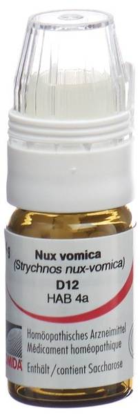 OMIDA NUX VOMICA GLOB D 12 M DOSIERHILFE 4 G