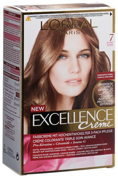 EXCELLENCE CREME TRIPLE PROT 7 BLOND