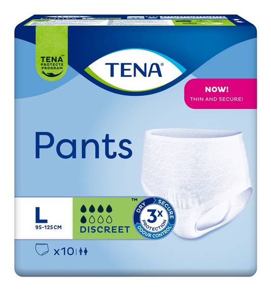 TENA PANTS DISCREET L 10 STK