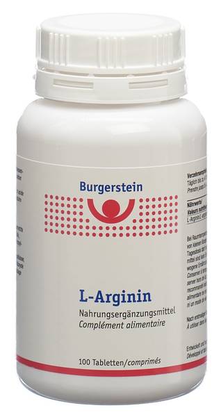 BURGERSTEIN L-ARGININ TABL 100 STK