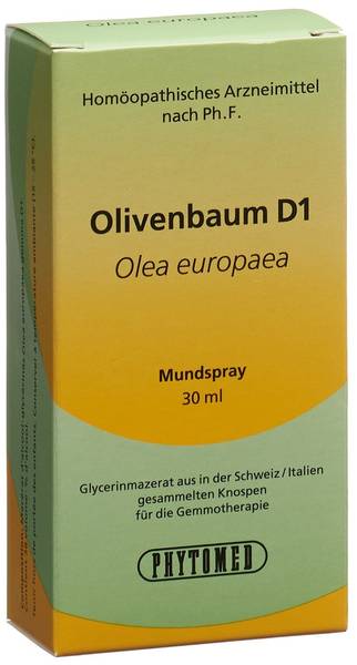 PHYTOMED GEMMO OLEA EUROPAEA LIQ D 1 SPR 30 ML