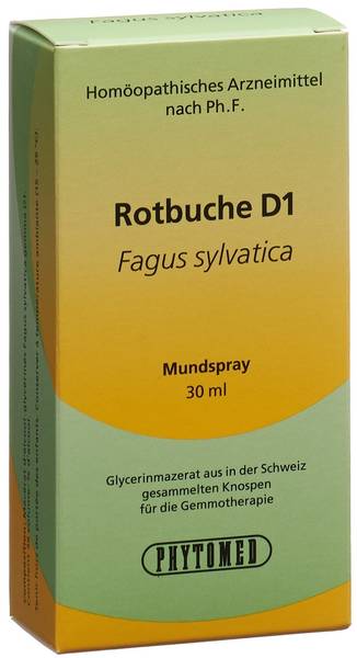 PHYTOMED GEMMO FAGUS SYLVATICA LIQ D 1 SPR 30 ML