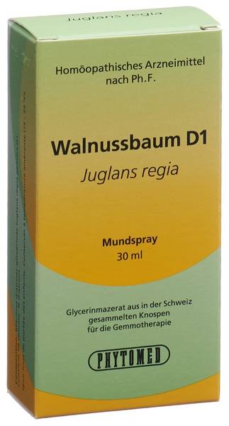 PHYTOMED GEMMO JUGLANS REGIA LIQ D 1 SPR 30 ML