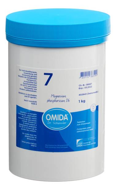 OMIDA SCHÜSSLER NR7 MAGN PHOS TABL D 6 DS 1000 G