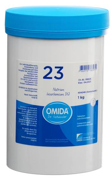 OMIDA SCHÜSSLER NR23 NATRI BICARB TABL D 12 1000 G