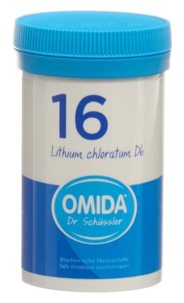 OMIDA SCHÜSSLER NR16 LITHI CHLOR TABL D 6 DS 100 G