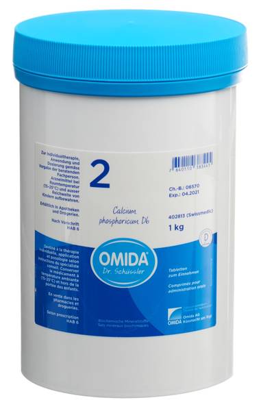 OMIDA SCHÜSSLER NR2 CALC PHOS TABL D 6 DS 1000 G