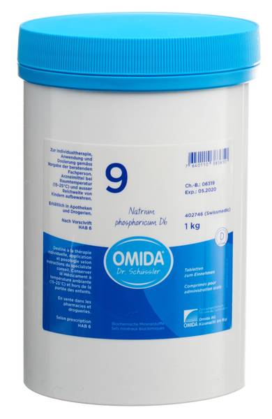 OMIDA SCHÜSSLER NR9 NATR PHOS TABL D 6 DS 1000 G