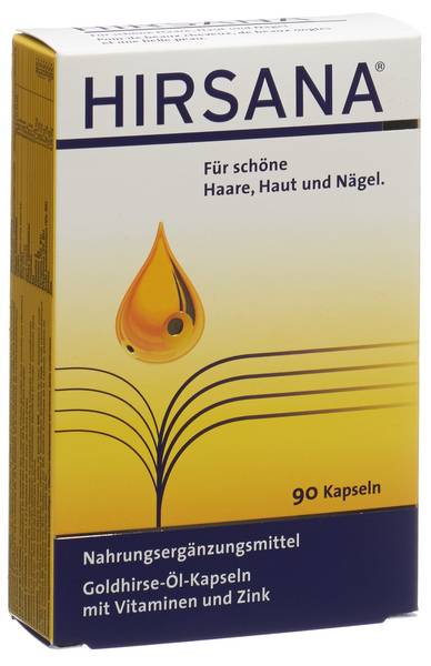 HIRSANA GOLDHIRSE-ÖL-KAPSELN 90 STK