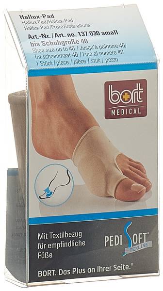 BORT PEDISOFT TEXLINE HALLUX PAD S