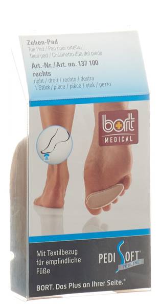 BORT PEDISOFT TEXLINE ZEHEN PAD RECHTS