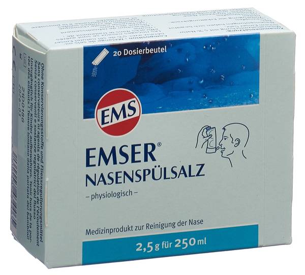 EMSER NASENSPÜLSALZ 20 BTL 2.5 G