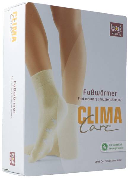 BORT CLIMACARE FUSSWÄRMER M 39-41 WEISS 1 PAAR