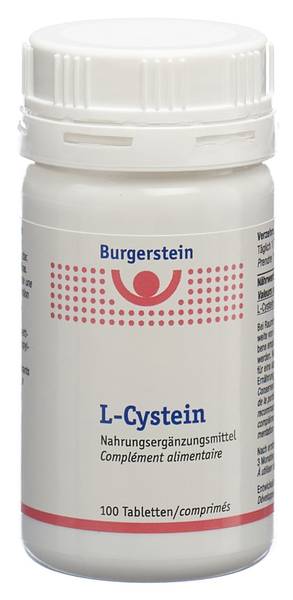 BURGERSTEIN L-CYSTEIN TABL DS 100 STK