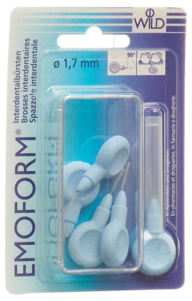 EMOFORM INTERDENTALBÜRSTEN 1.7MM HELLBLAU 5 STK