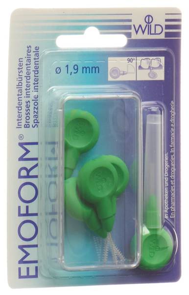 EMOFORM INTERDENTALBÜRSTEN 1.9MM HELLGRÜN 5 STK