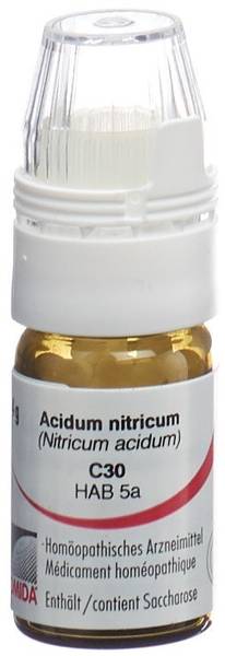 OMIDA ACIDUM NITRICUM GLOB C 30 M DOSIERHILFE 4 G