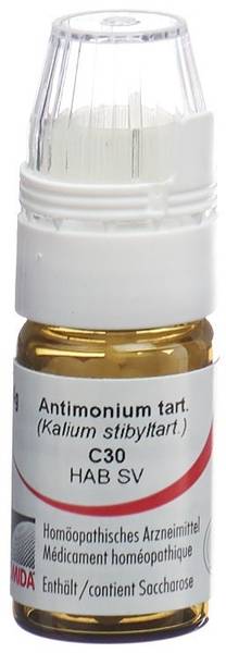 OMIDA ANTIMONIUM TARTARI GLOB C 30 DOSIERHILFE 4 G