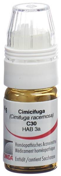 OMIDA CIMICIFUGA GLOB C 30 M DOSIERHILFE 4 G