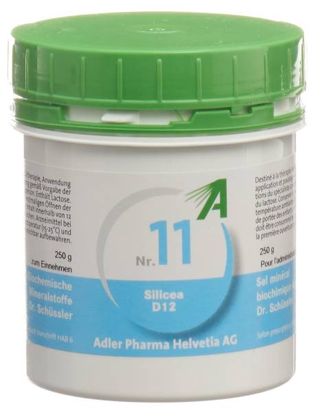 ADLER SCHÜSSLER NR11 SILICEA TABL D 12 250 G