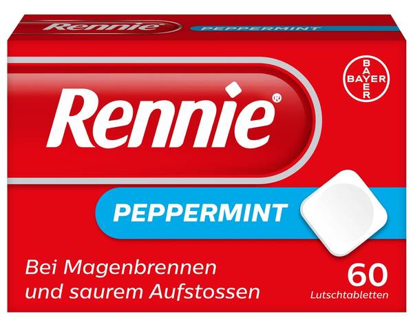 RENNIE PEPPERMINT LUTSCHTABL 60 STK