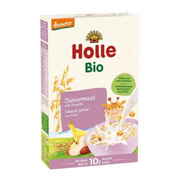 HOLLE BIO-JUNIORMÜSLI MEHRKORN MIT FRUCHT 250 G