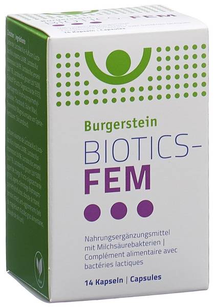 BURGERSTEIN BIOTICS-FEM KAPS 14 STK