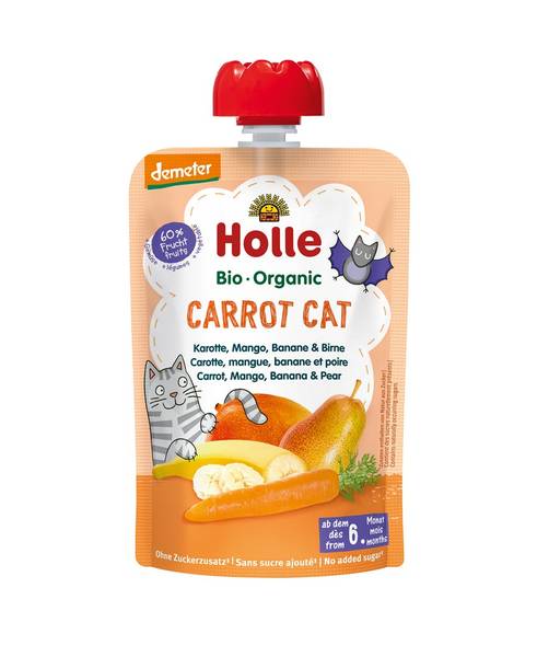 HOLLE CARROT CAT POUCHY KARO MANGO BAN BIRNE 100 G