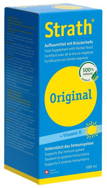 STRATH ORIGINAL LIQ AUFBAUMITTEL MIT VIT D 500 ML